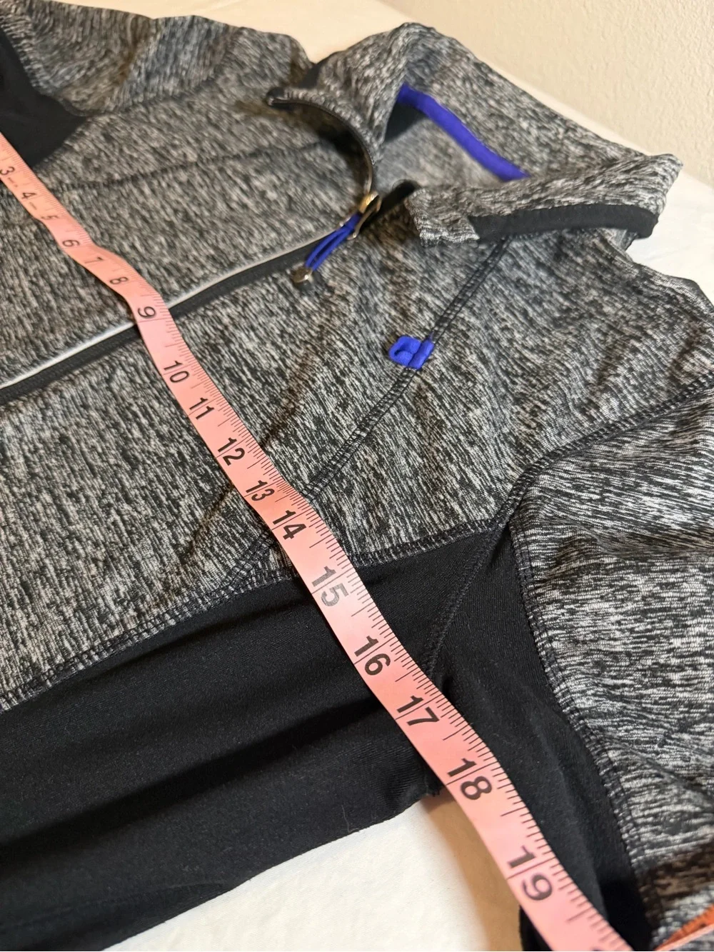 Tangerine Womens 2pc Tracksuit Set Full Zip Pockets Stretch S Black Gray Black